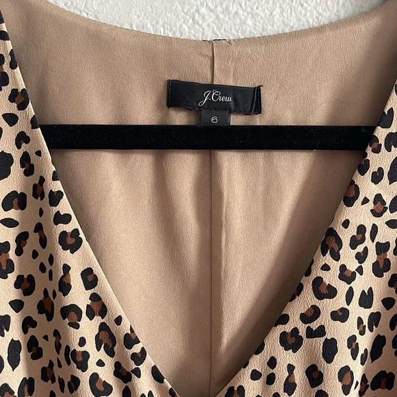 J.Crew Leopard Print Midi Dress - Picture 5 of 8